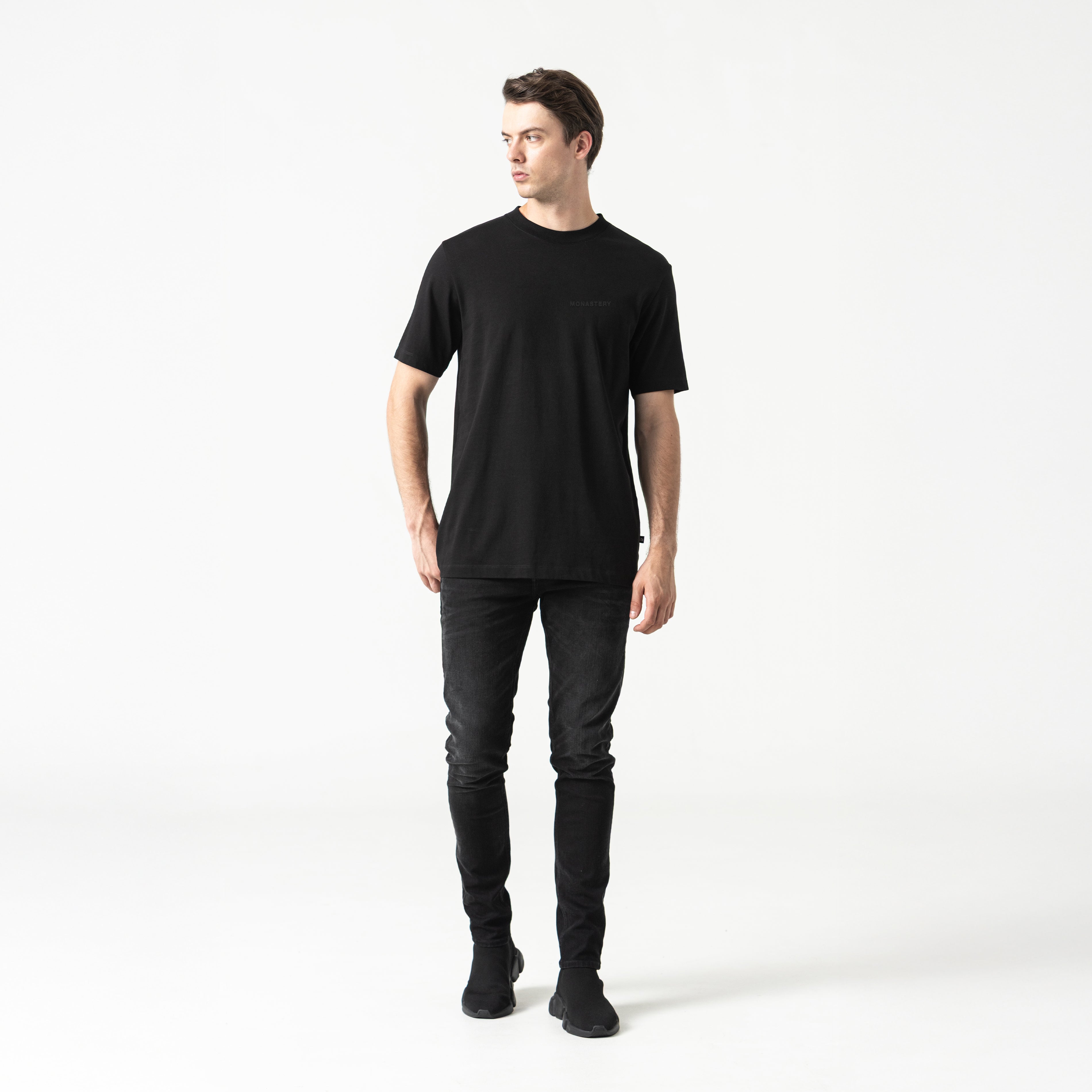 TITAN PACK T-SHIRT MEN BLACK - WHITECAP GRAY - WHITE