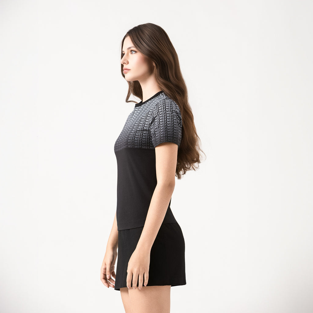 LUMI T-SHIRT WOMEN BLACK