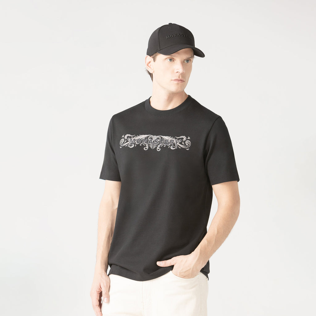 LUXX T-SHIRT MEN BLACK