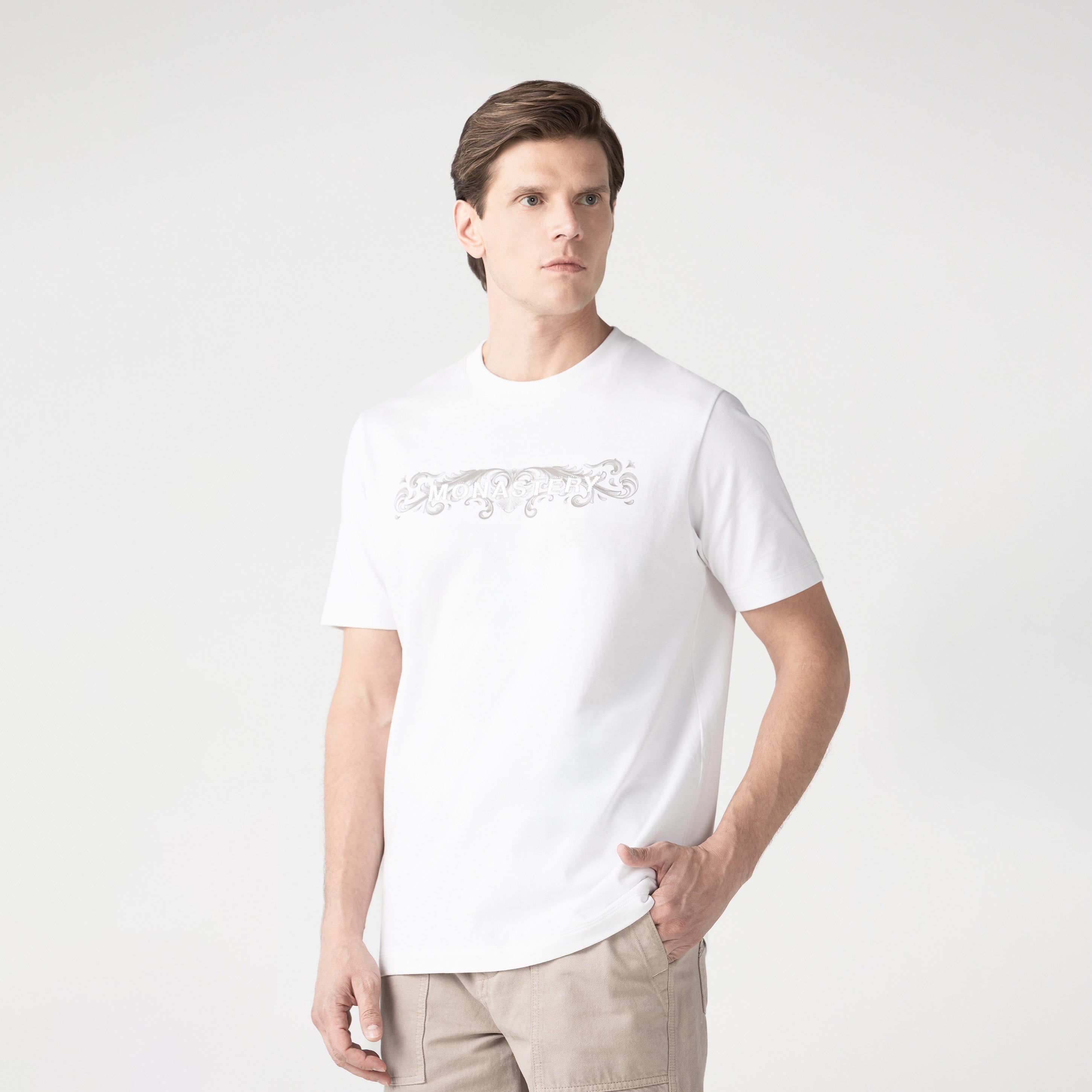 LUXX T-SHIRT MEN WHITE