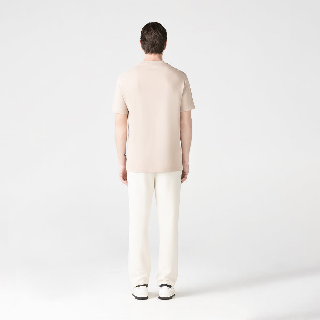 LUXX T-SHIRT MEN SIMPLY TAUPE