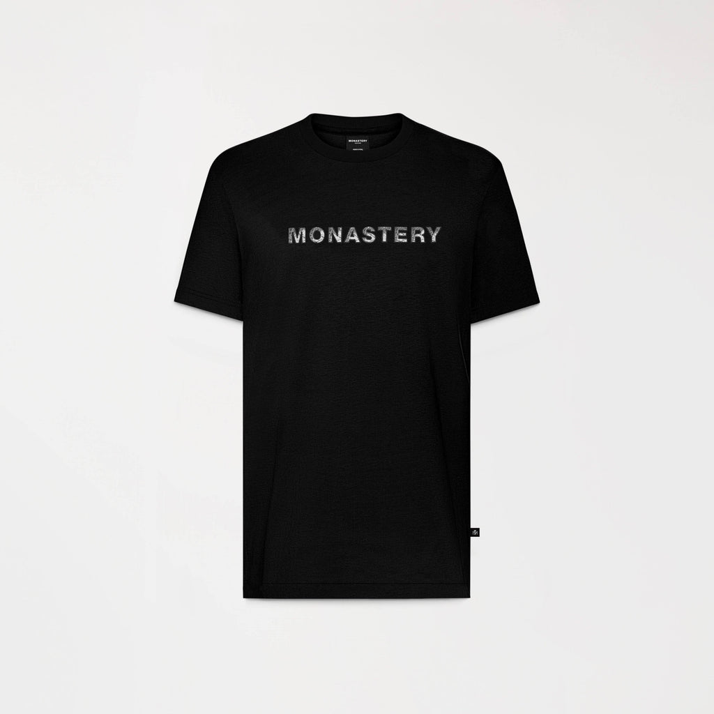 MARBRER T-SHIRT MEN BLACK - Monastery