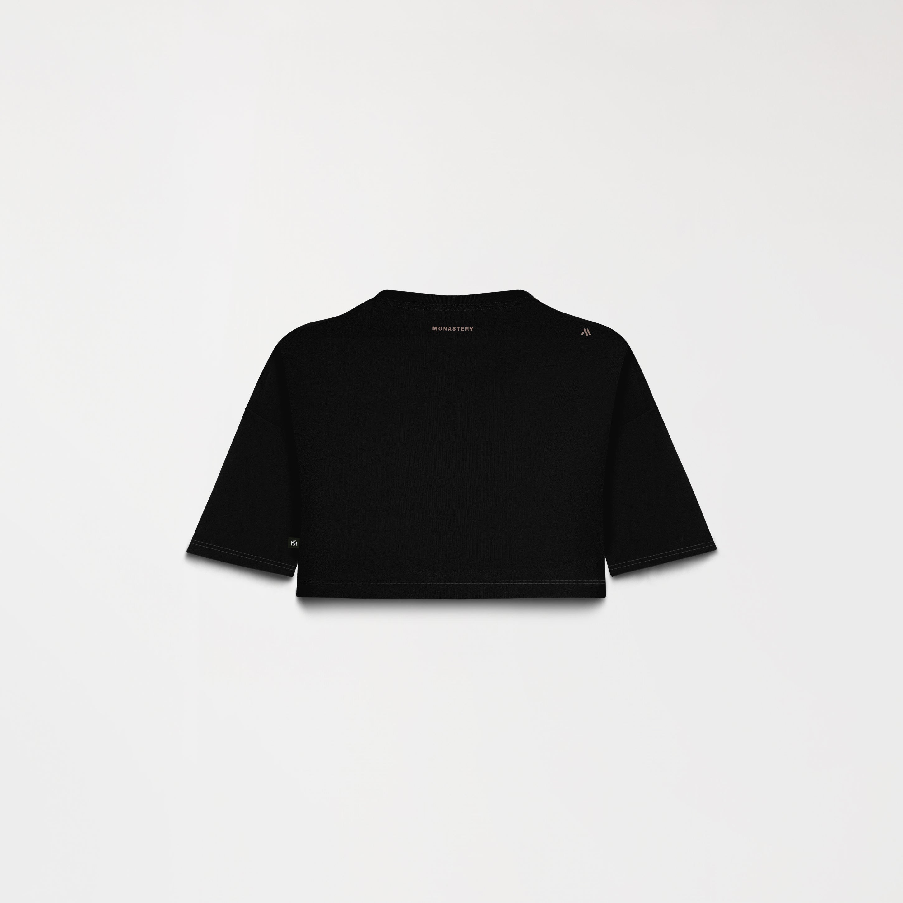 MED CROP TOP WOMEN BLACK