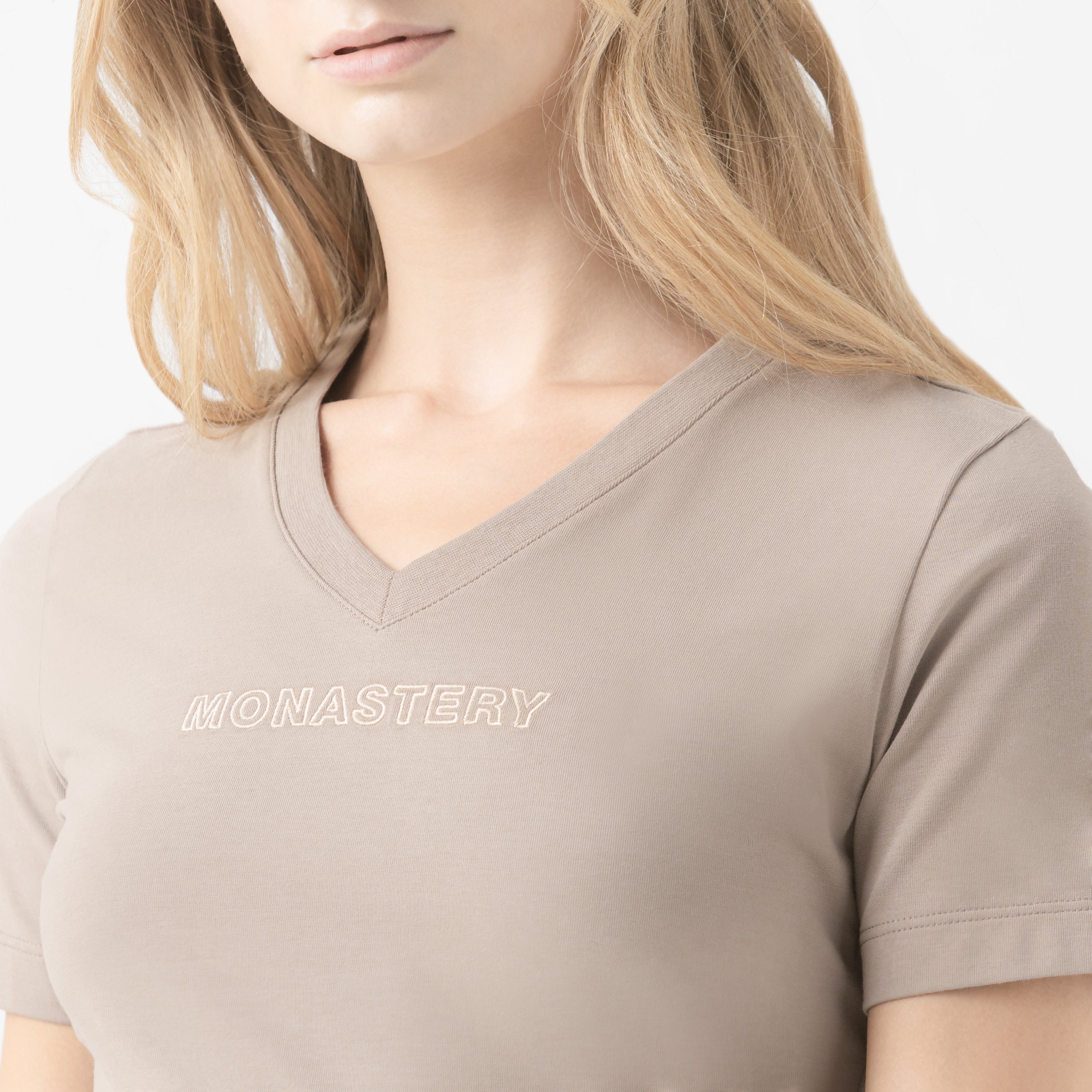 MELINA T-SHIRT WOMEN TAUPE GRAY