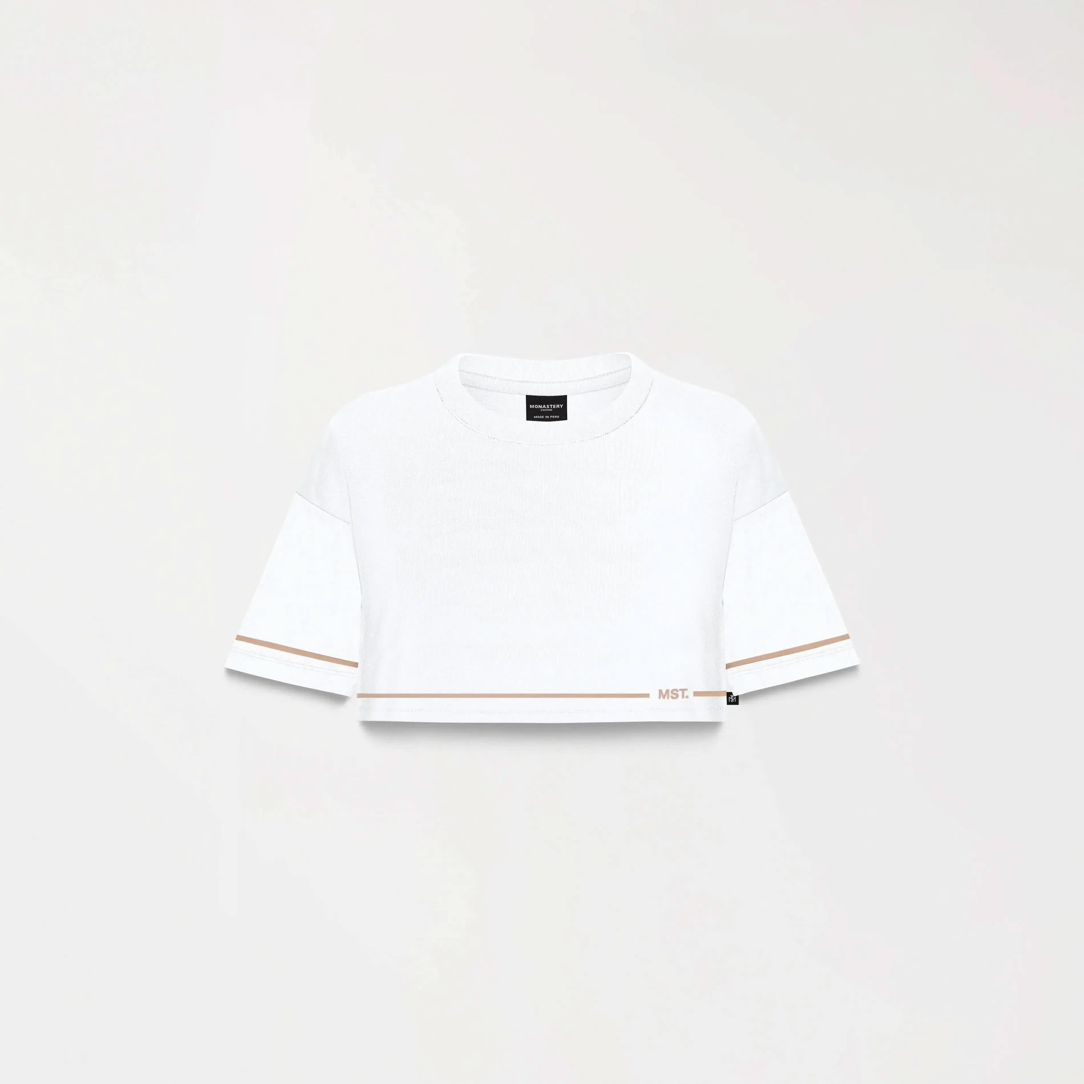 TOP CORTO MELROSE BLANCO FRENTE - MONASTERY