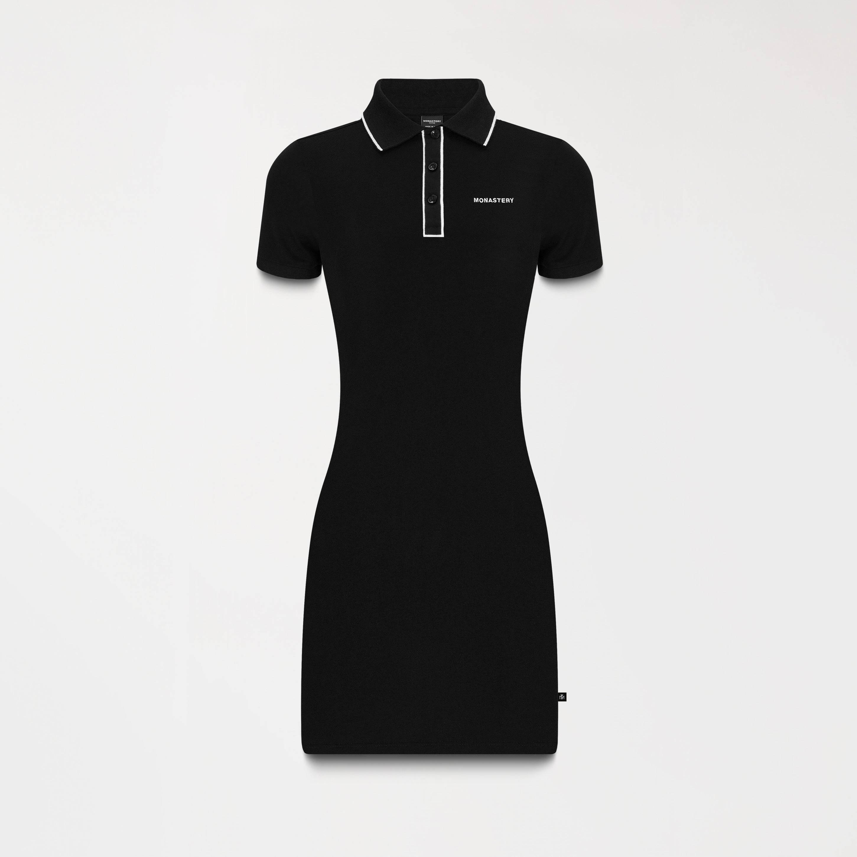 MIKA POLO DRESS WOMEN BLACK