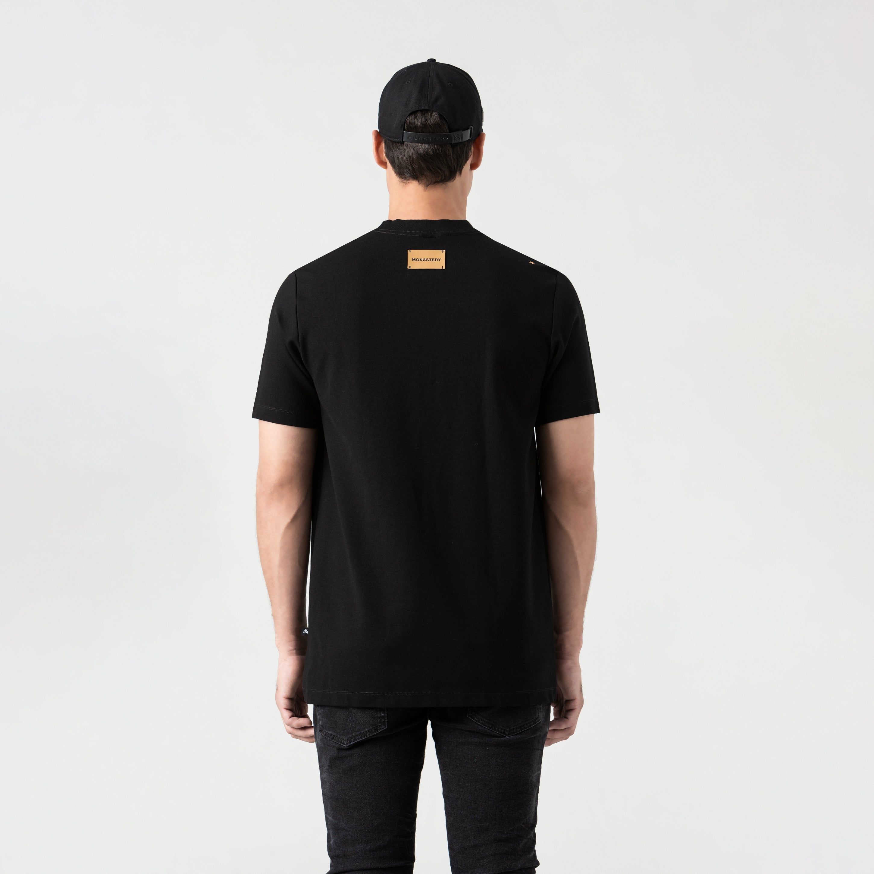 MUSTANG T-SHIRT MEN BLACK