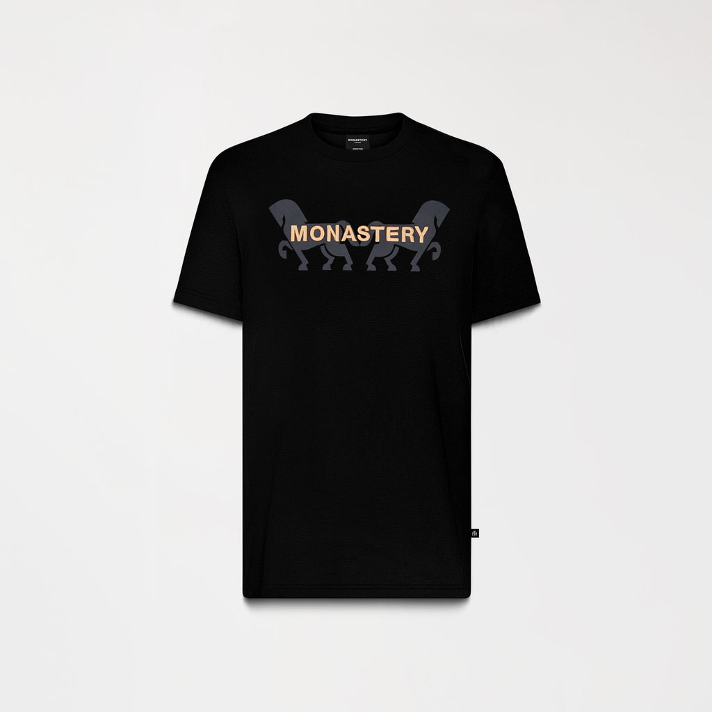 MUSTANG T-SHIRT MEN BLACK