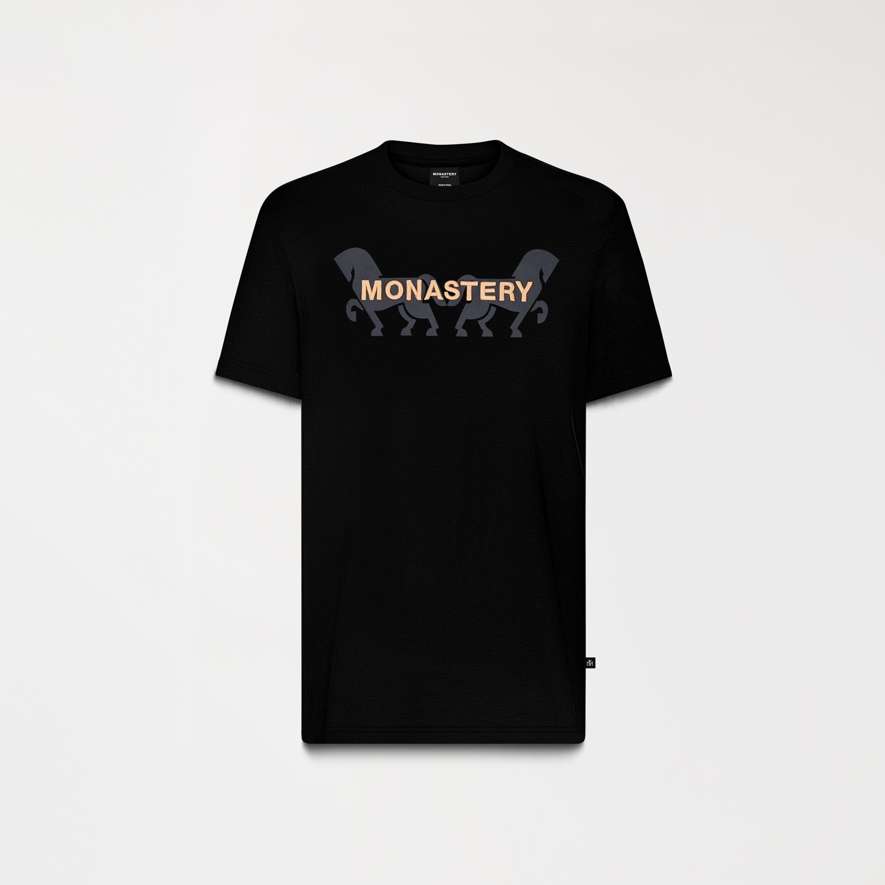 MUSTANG T-SHIRT MEN BLACK