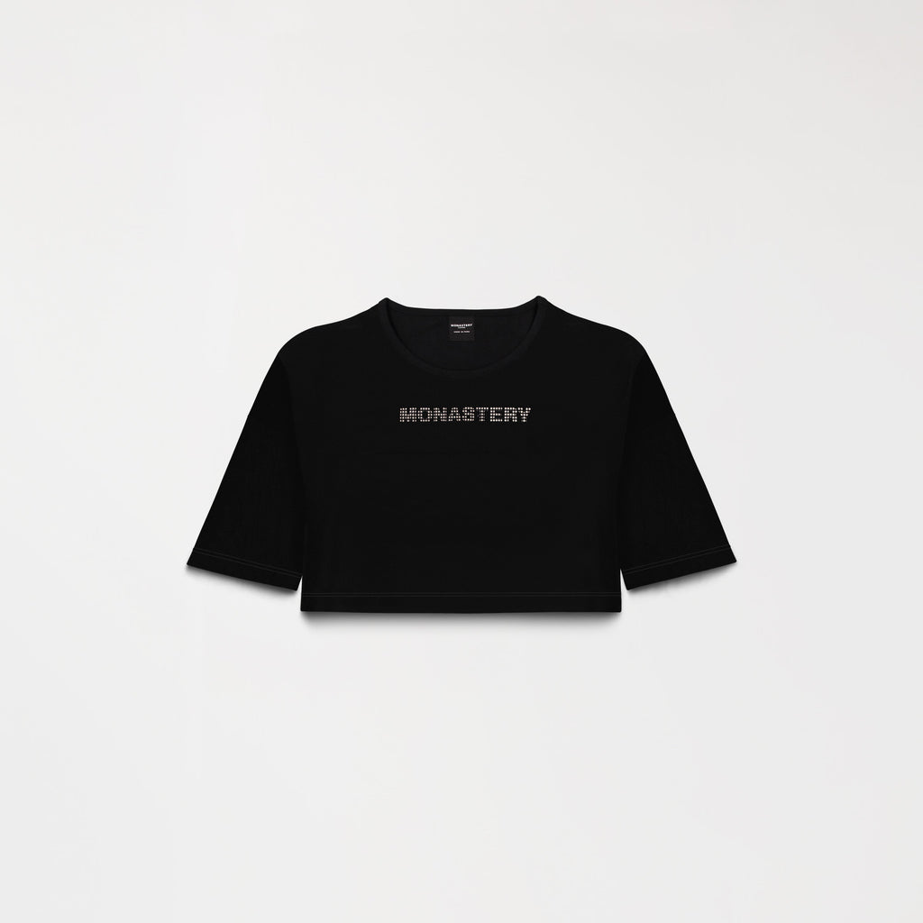 NICOLLE CROP TOP WOMEN BLACK