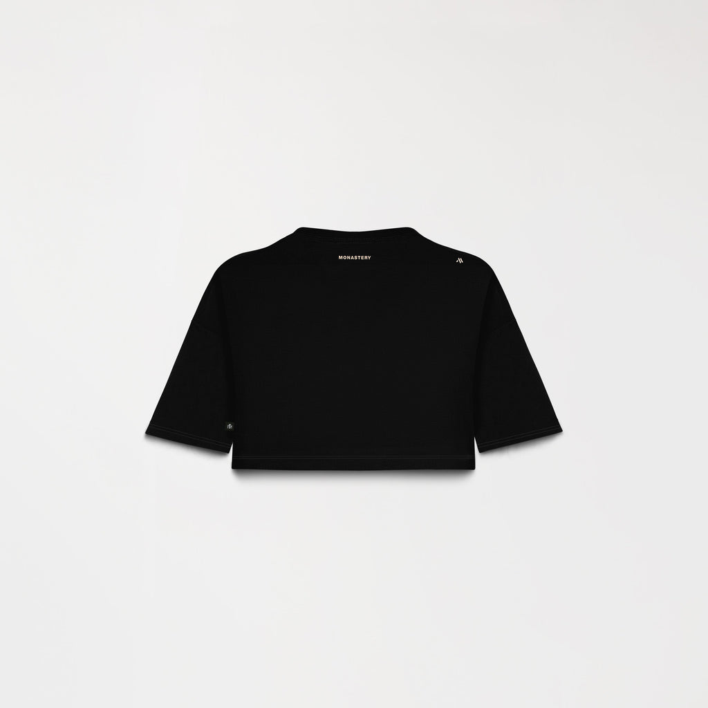 NICOLLE CROP TOP WOMEN BLACK