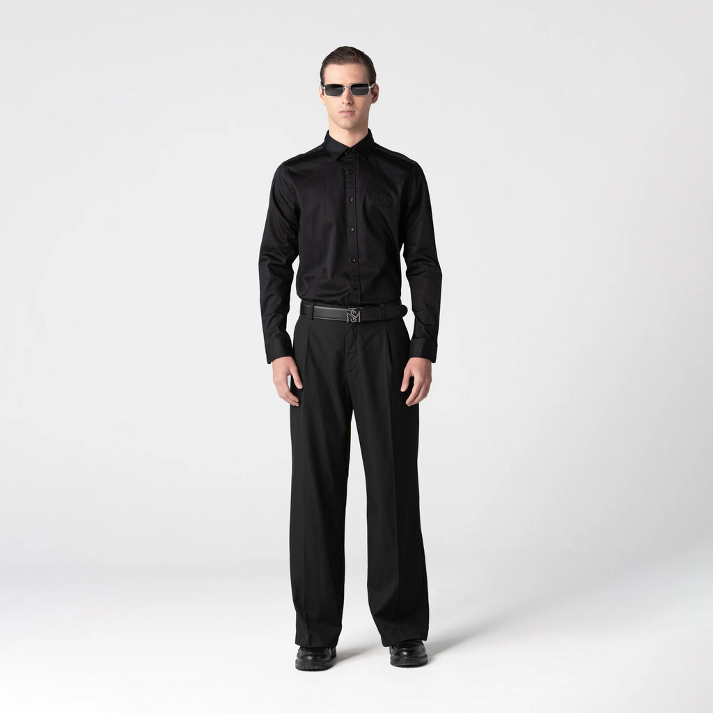 NUBBA SHIRT MEN BLACK