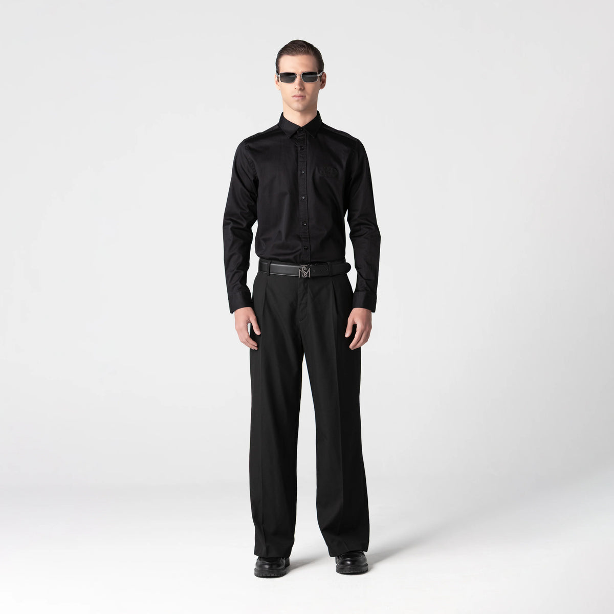 NUBBA SHIRT MEN BLACK