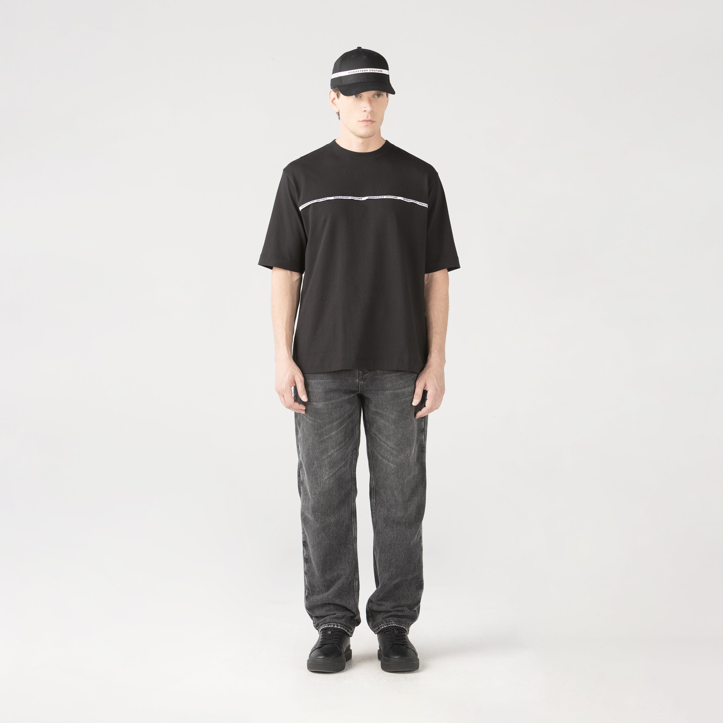 PRAETOR T-SHIRT OVERSIZED MEN BLACK