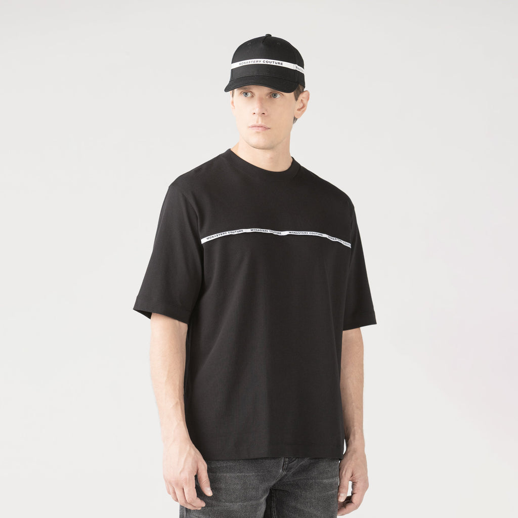 PRAETOR T-SHIRT OVERSIZED MEN BLACK