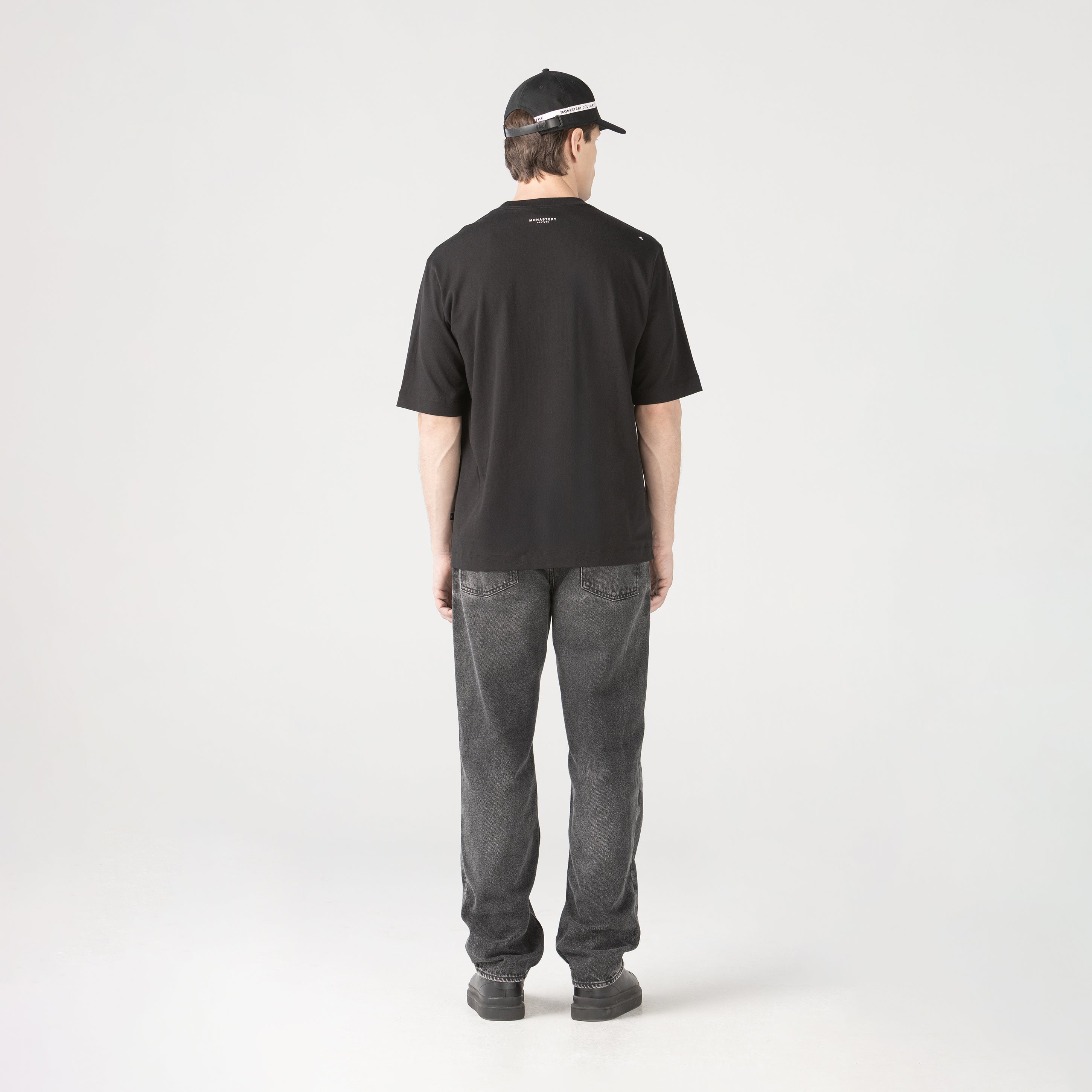 PRAETOR T-SHIRT OVERSIZED MEN BLACK