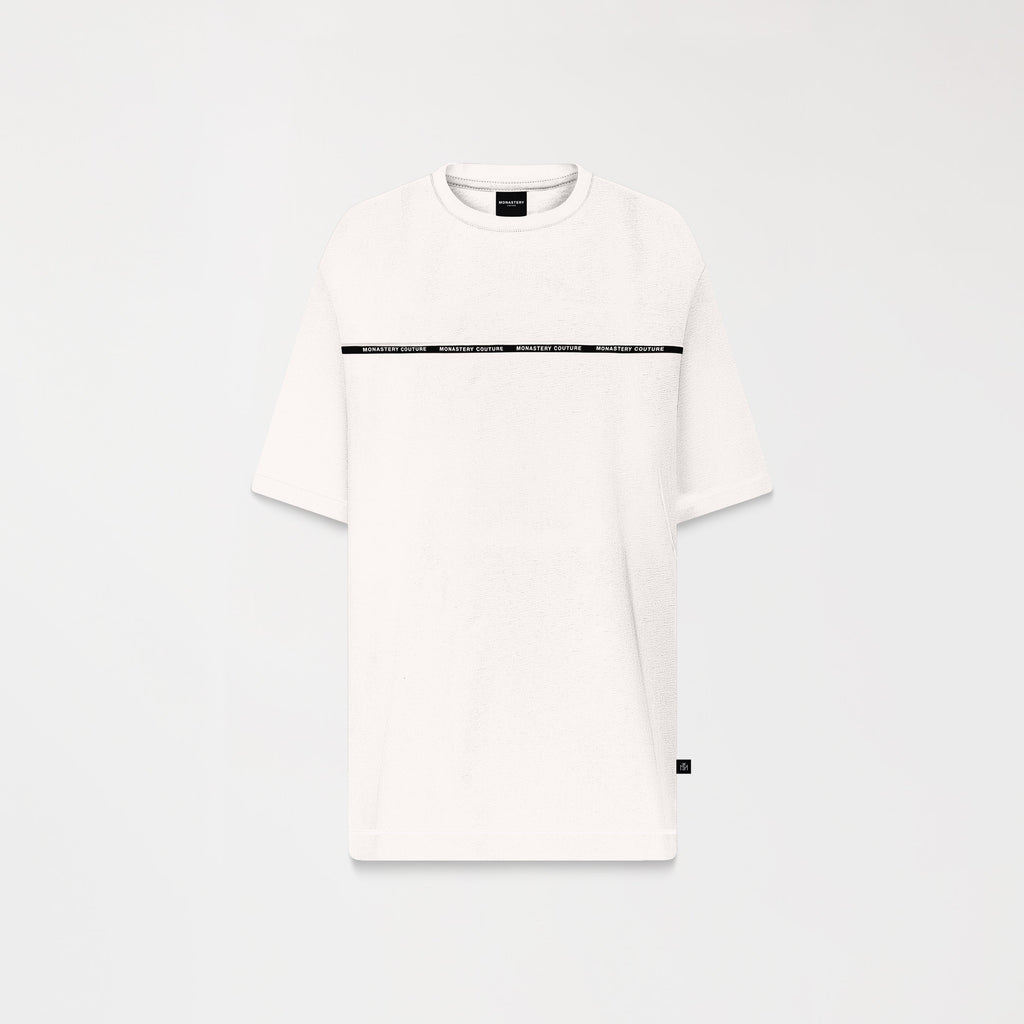 PRAETOR T-SHIRT OVERSIZED MEN EGRET
