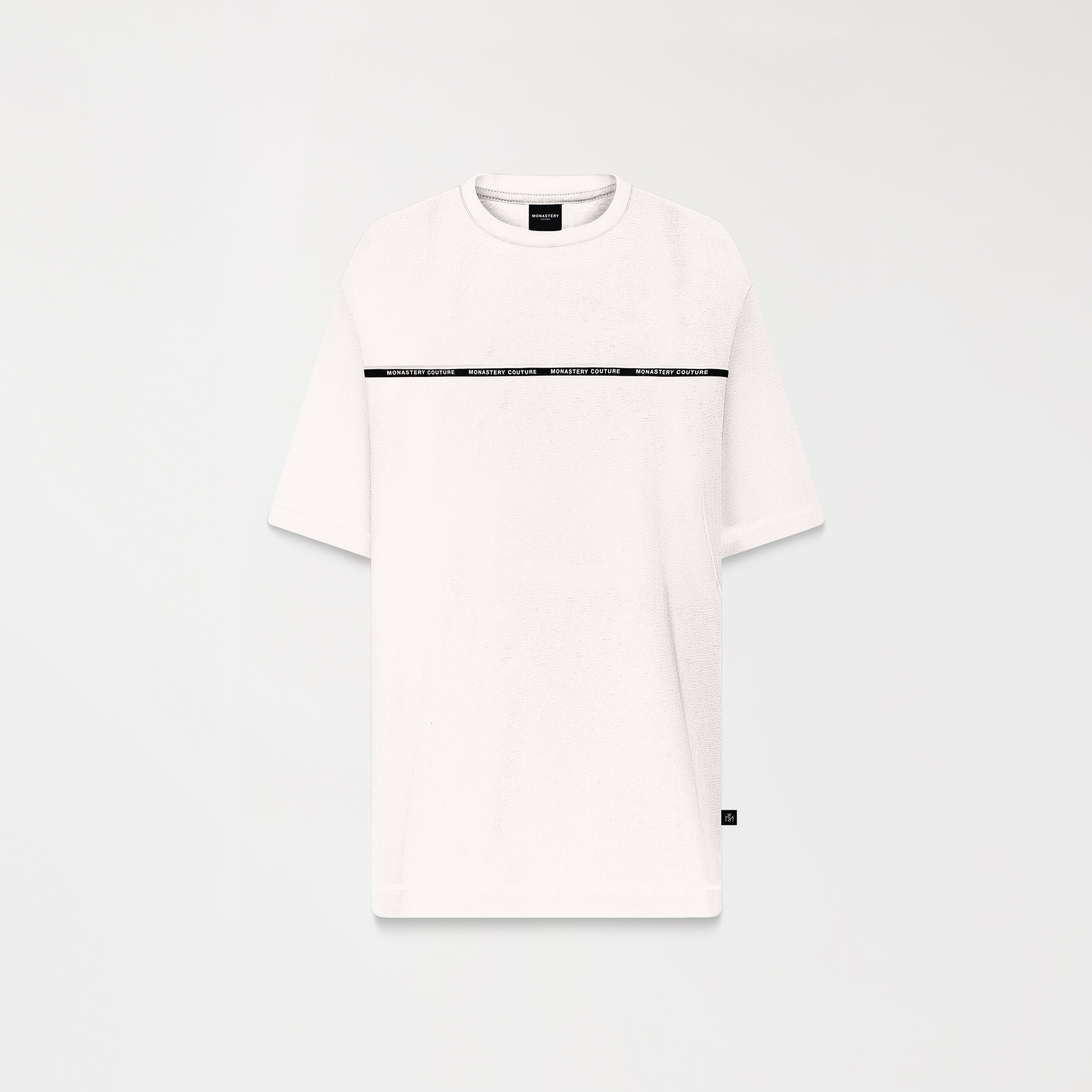 PRAETOR T-SHIRT OVERSIZED MEN EGRET