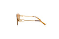 CUSHION Gold w/Brown Gradient 18K GOLD PLATED