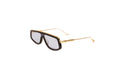 HALF MOON Black Gold/Blue 18K GOLD PLATED