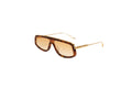 HALF MOON Tort Gold/Brown Gradient 18K GOLD