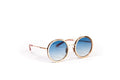 SOLITAIRE ROSE GOLD BLUE GRADIENT GOLD 18K PLATED