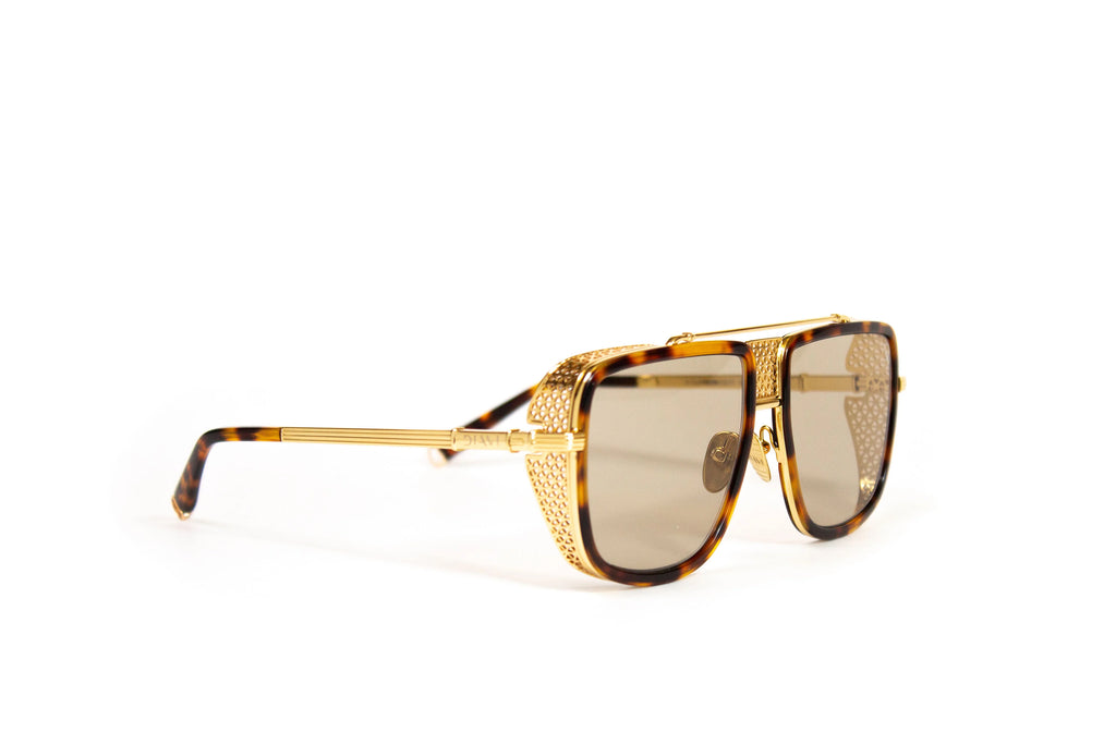 AUSHER Gold Tort w Brown lens GOLD PLATED 18K