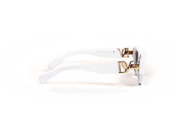 DAHLIA WHITE/GOLD W SMOKE LENS · otra vista