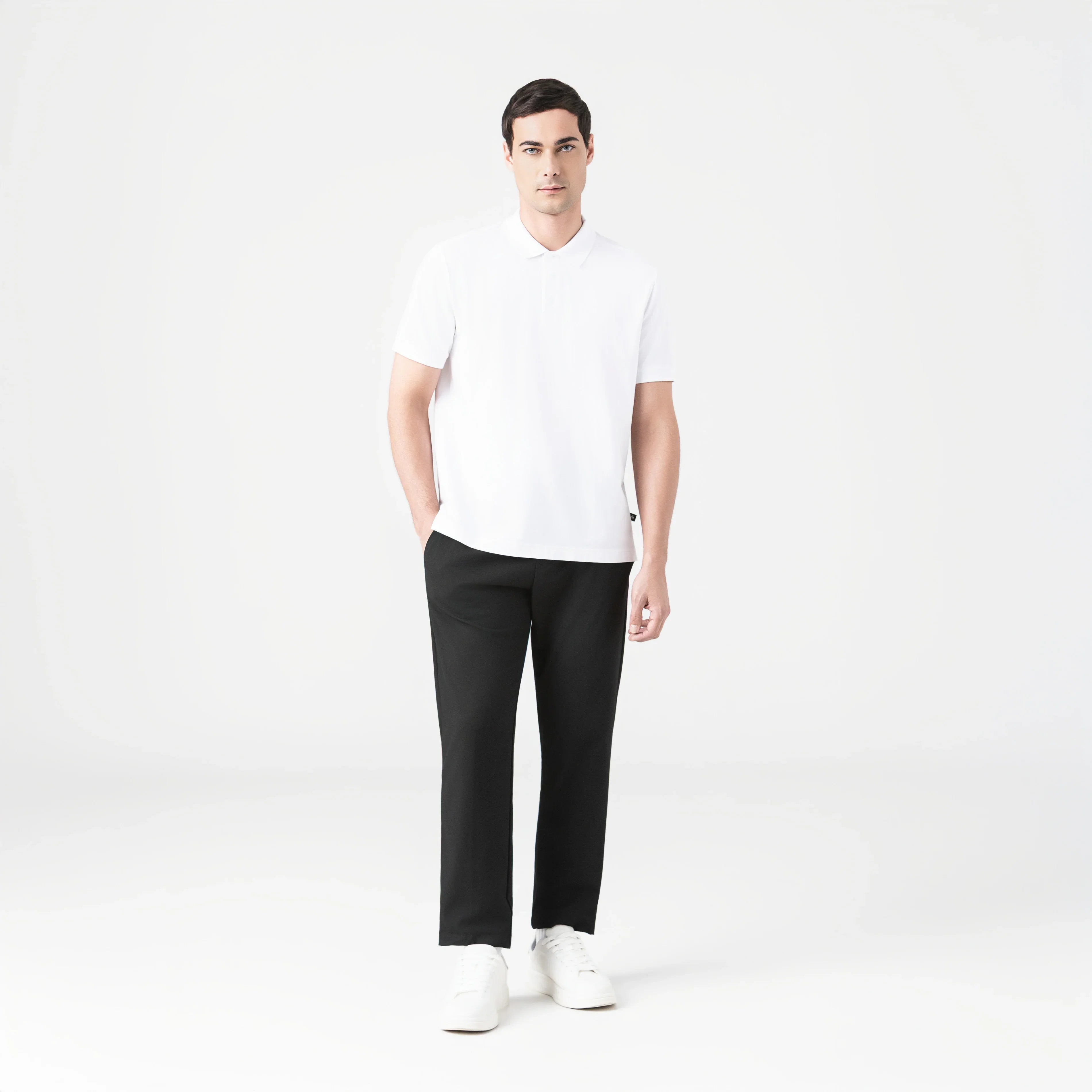 PROMETHEUS POLO MEN WHITE