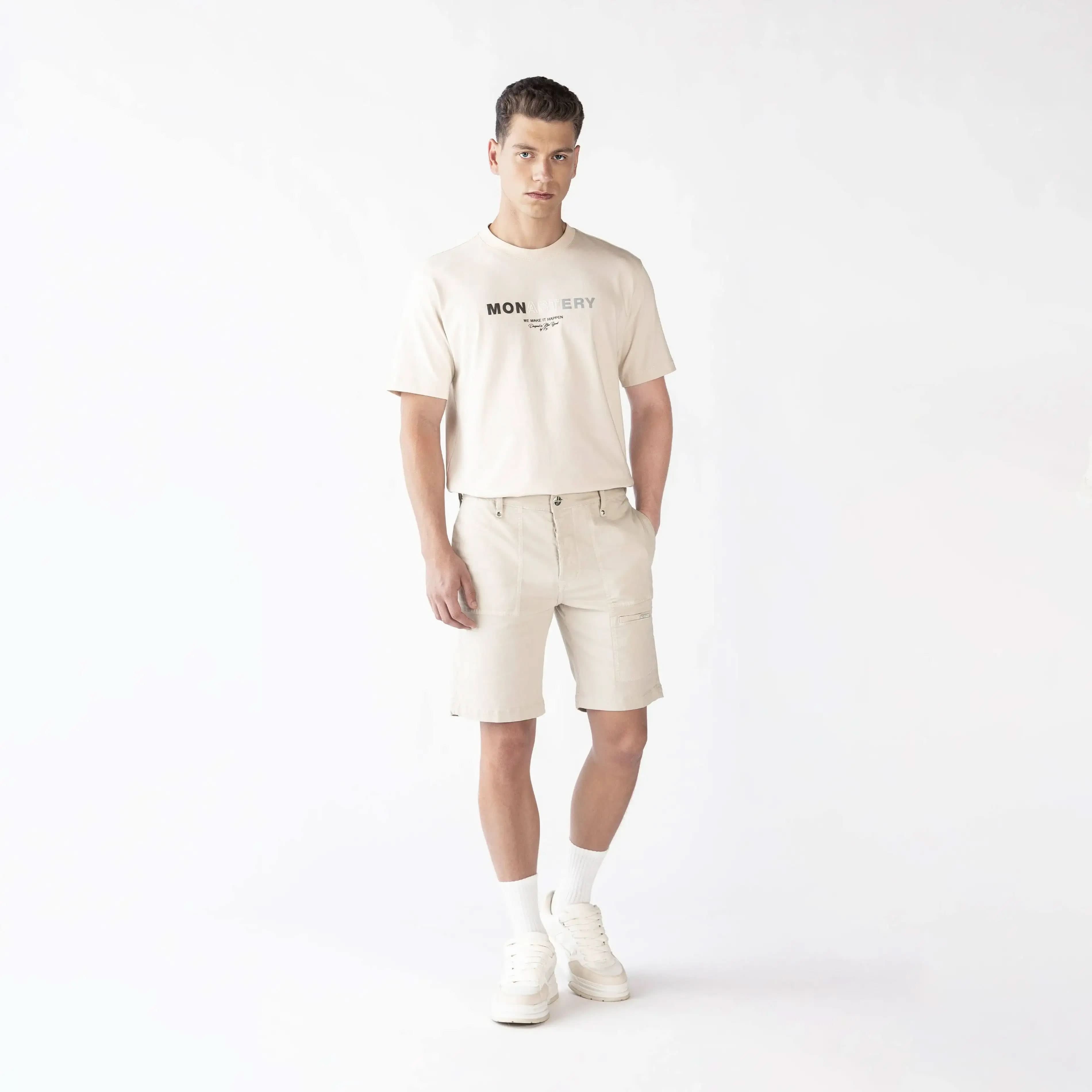 RAJ DENIM SHORT MEN MOONBEAM
