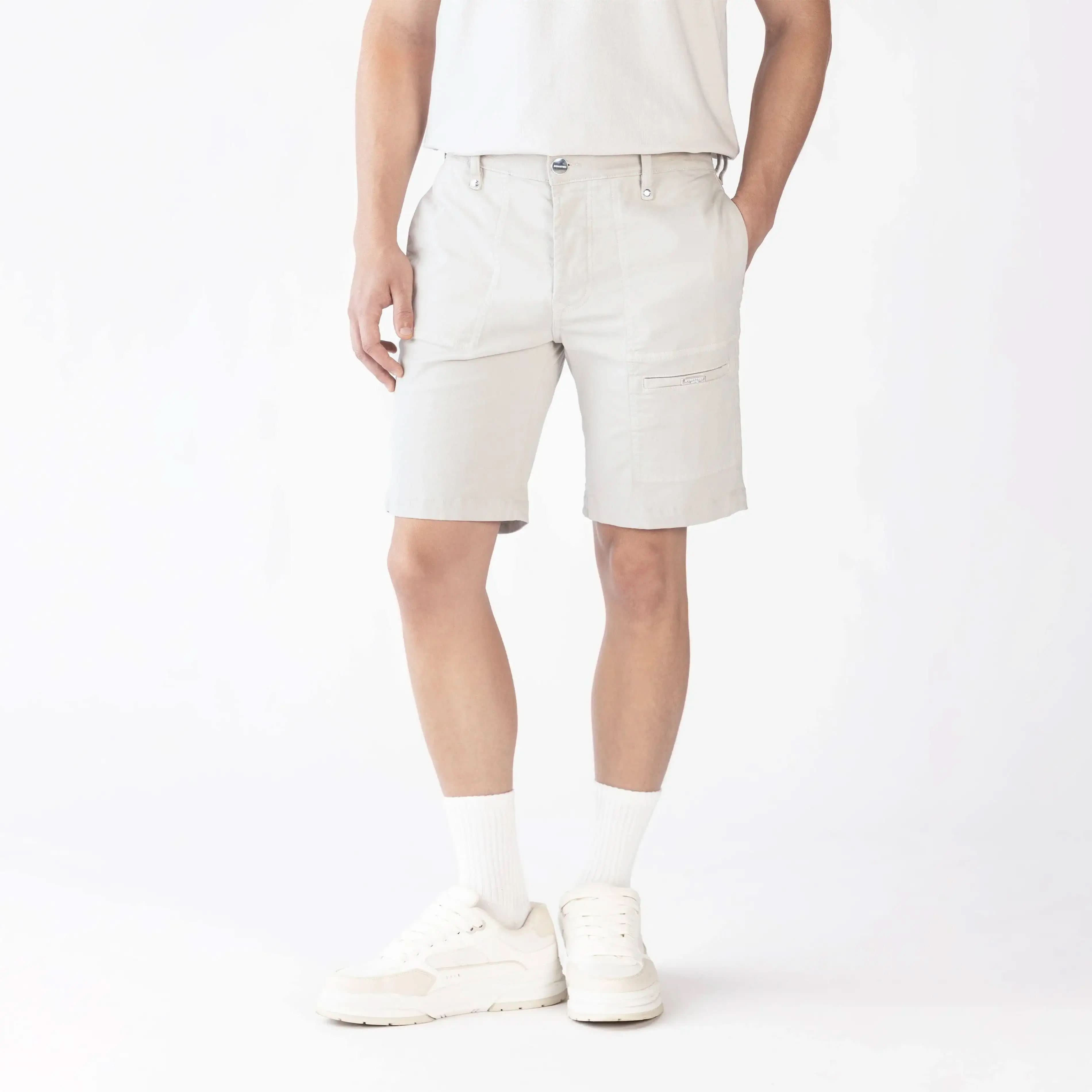 RAJ DENIM SHORT MEN MOONBEAM