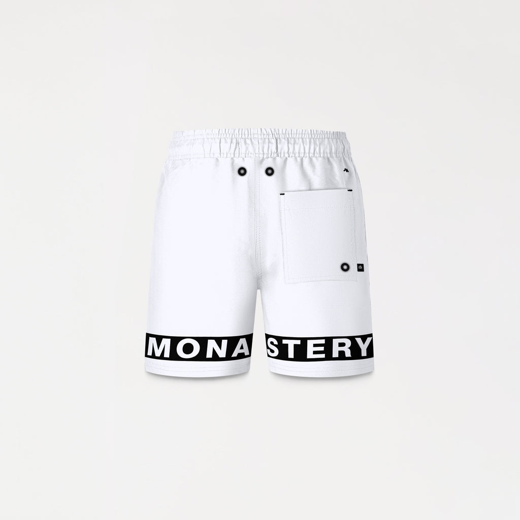 RANGE SWIM SHORT MEN WHITE