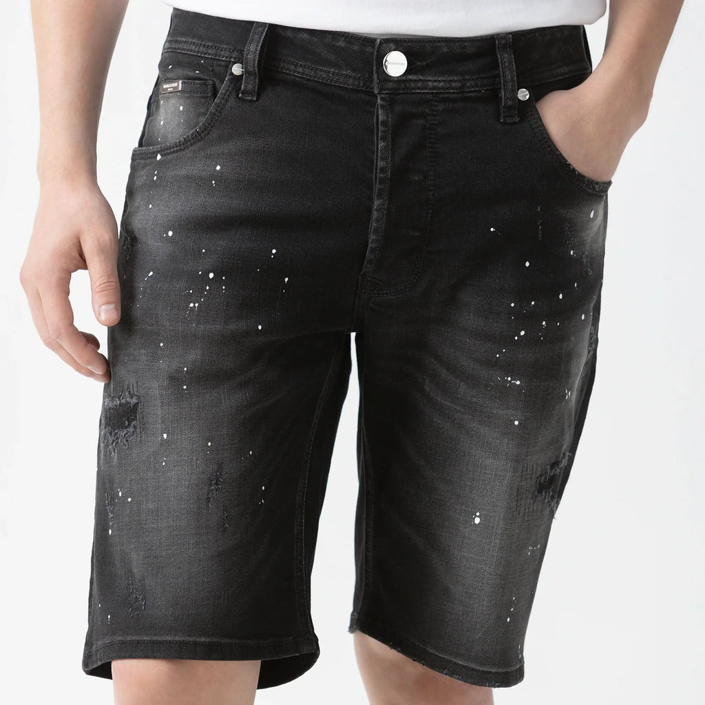 RIDGE DENIM SHORT MEN BLACK