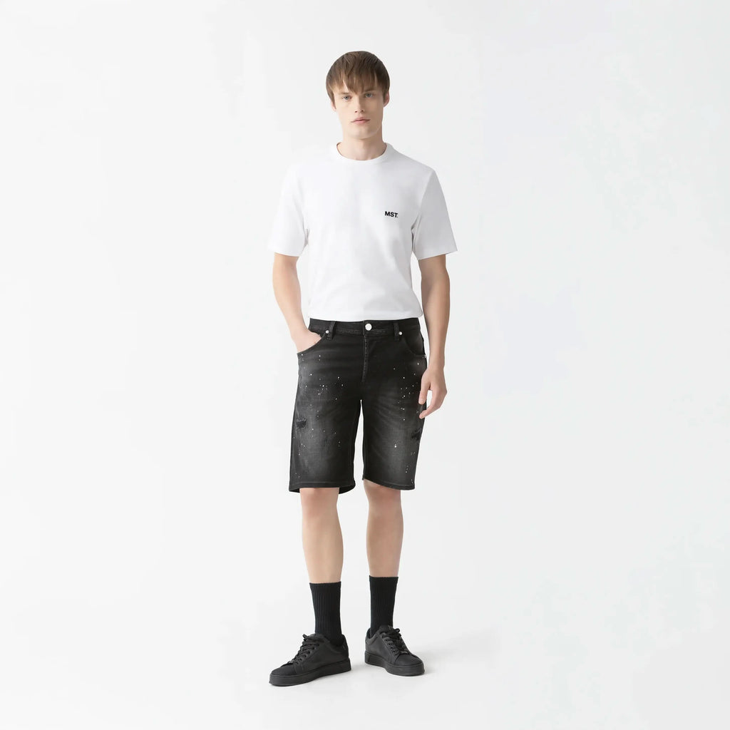RIDGE DENIM SHORT MEN BLACK