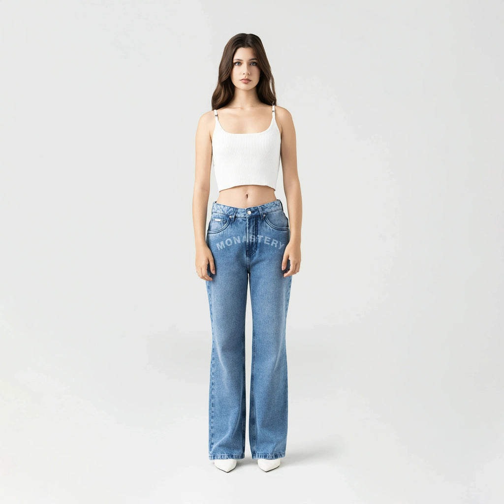 ROMY JEAN WOMEN BLUE DENIM