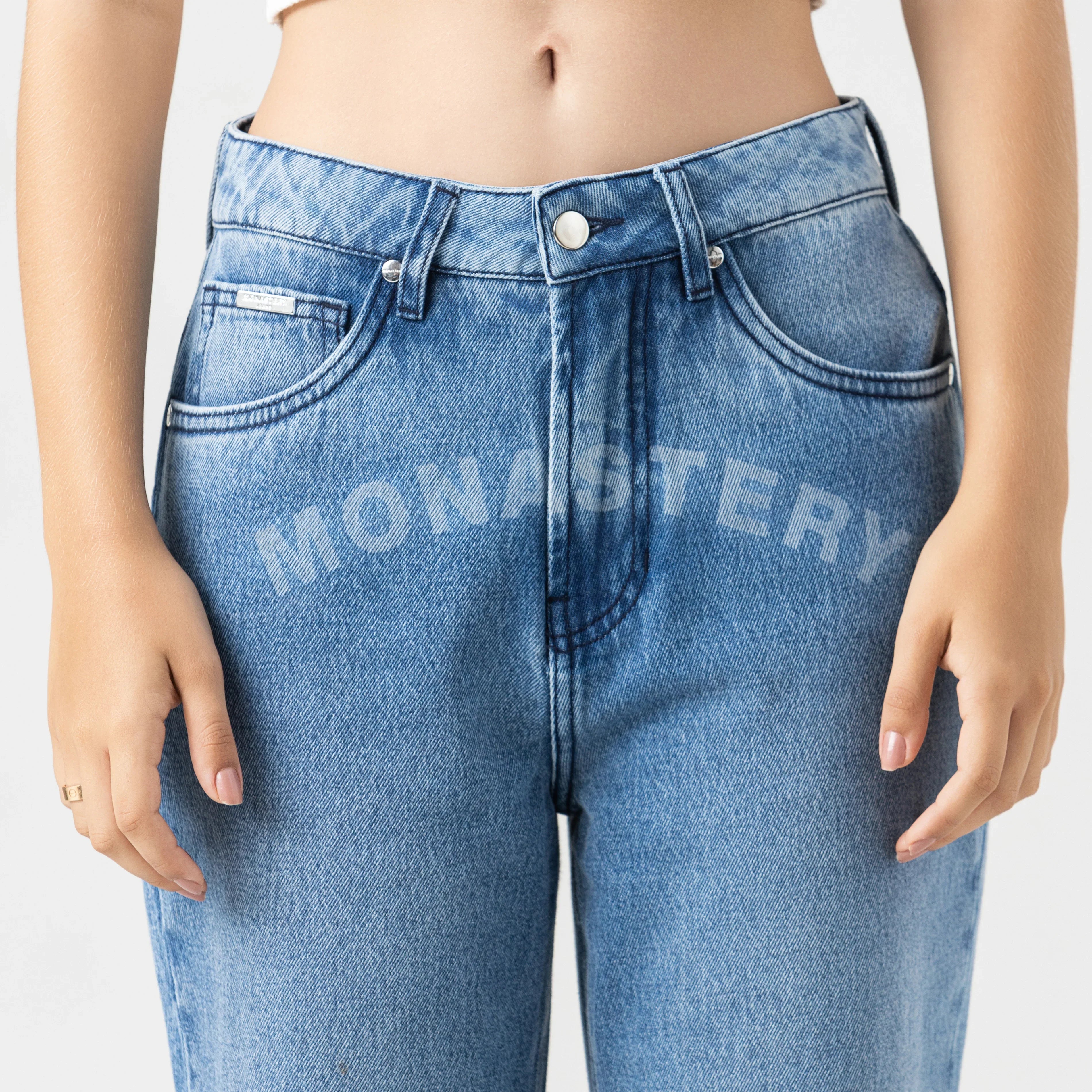 ROMY JEAN WOMEN BLUE DENIM