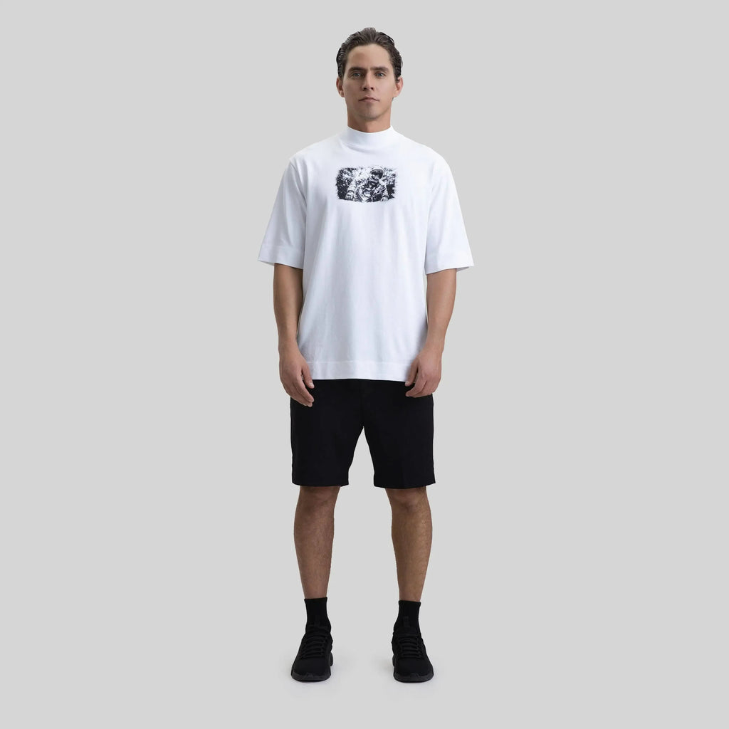 ROUGE T-SHIRT OVERSIZE WHITE - Monastery