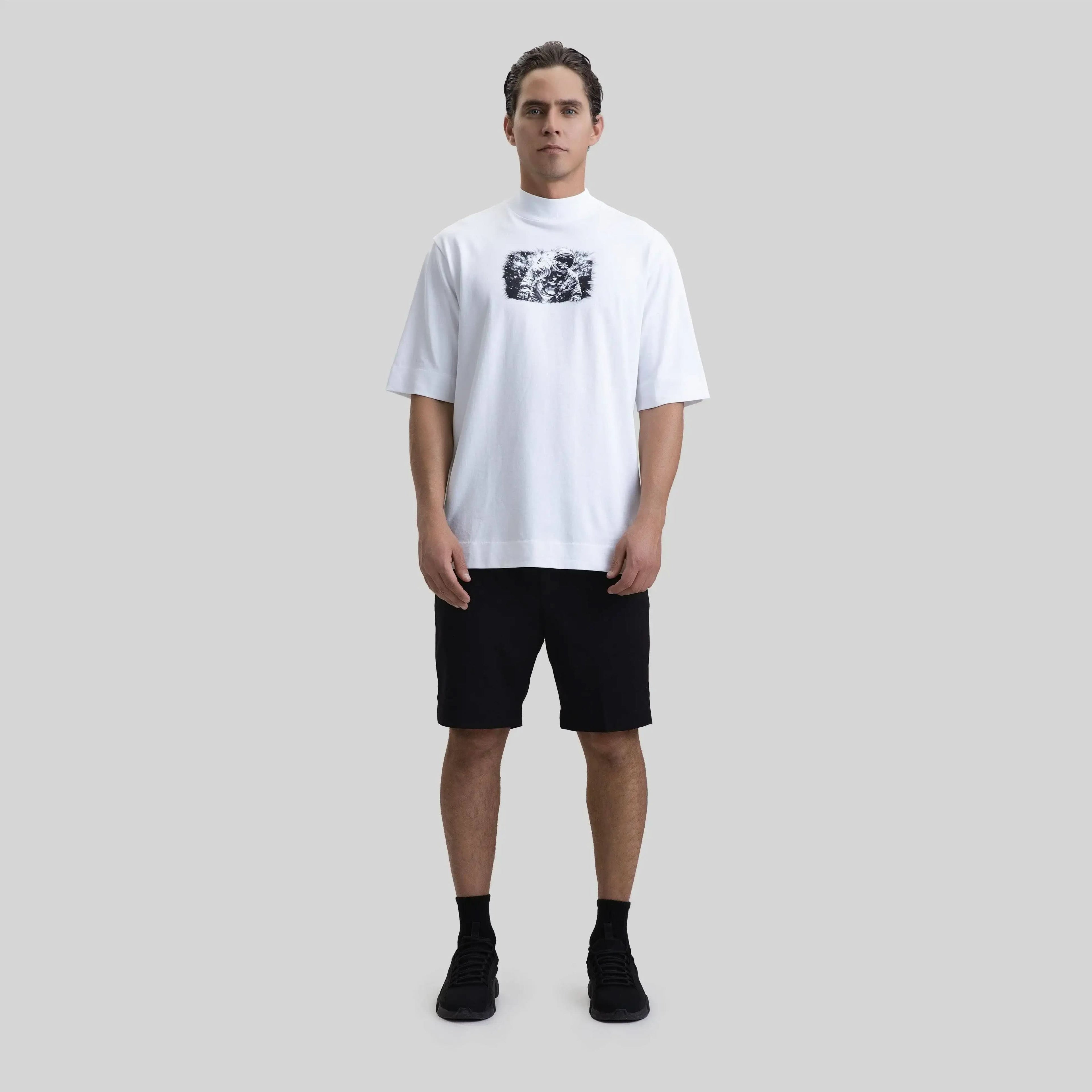 ROUGE T-SHIRT OVERSIZE WHITE - Monastery
