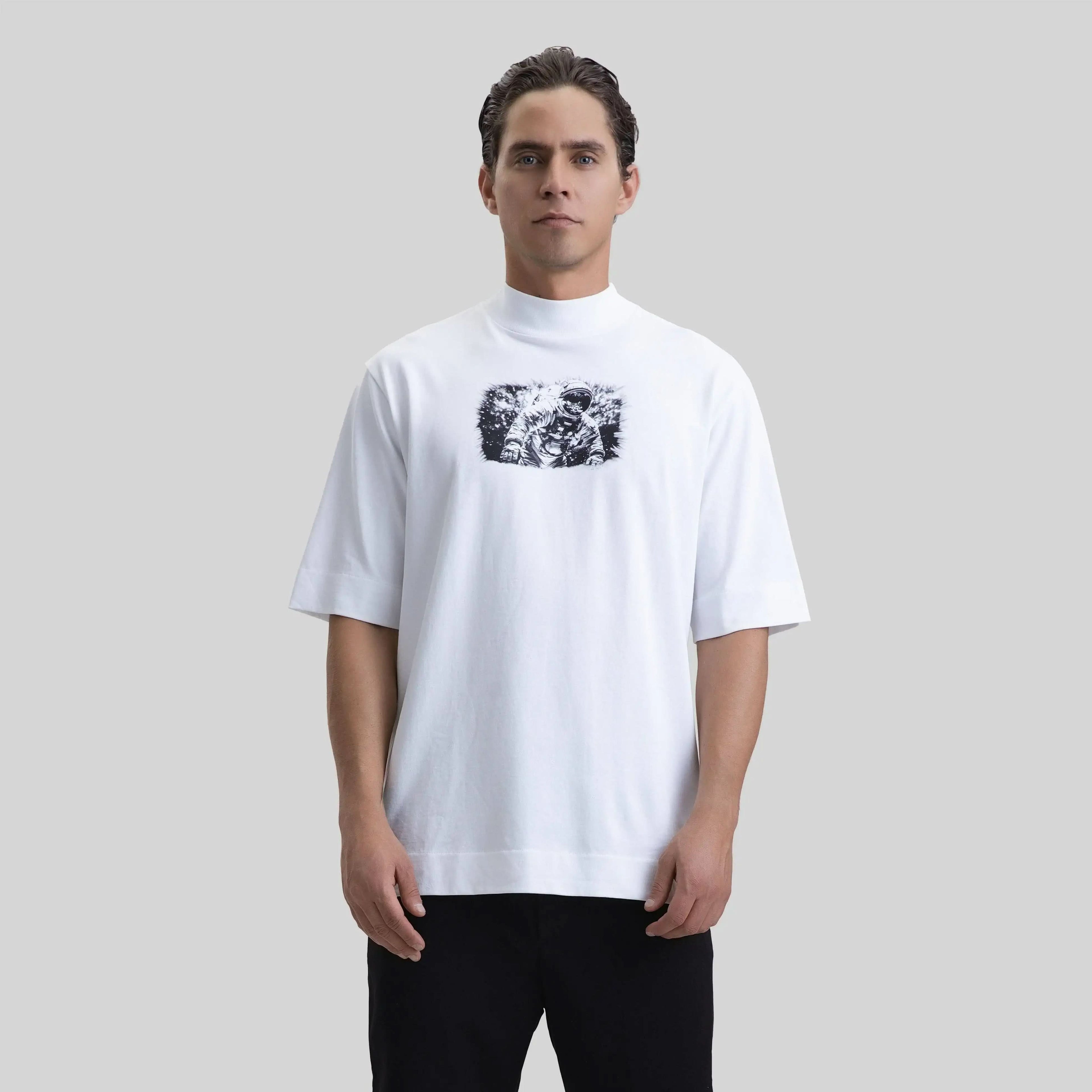 ROUGE T-SHIRT OVERSIZE WHITE - Monastery