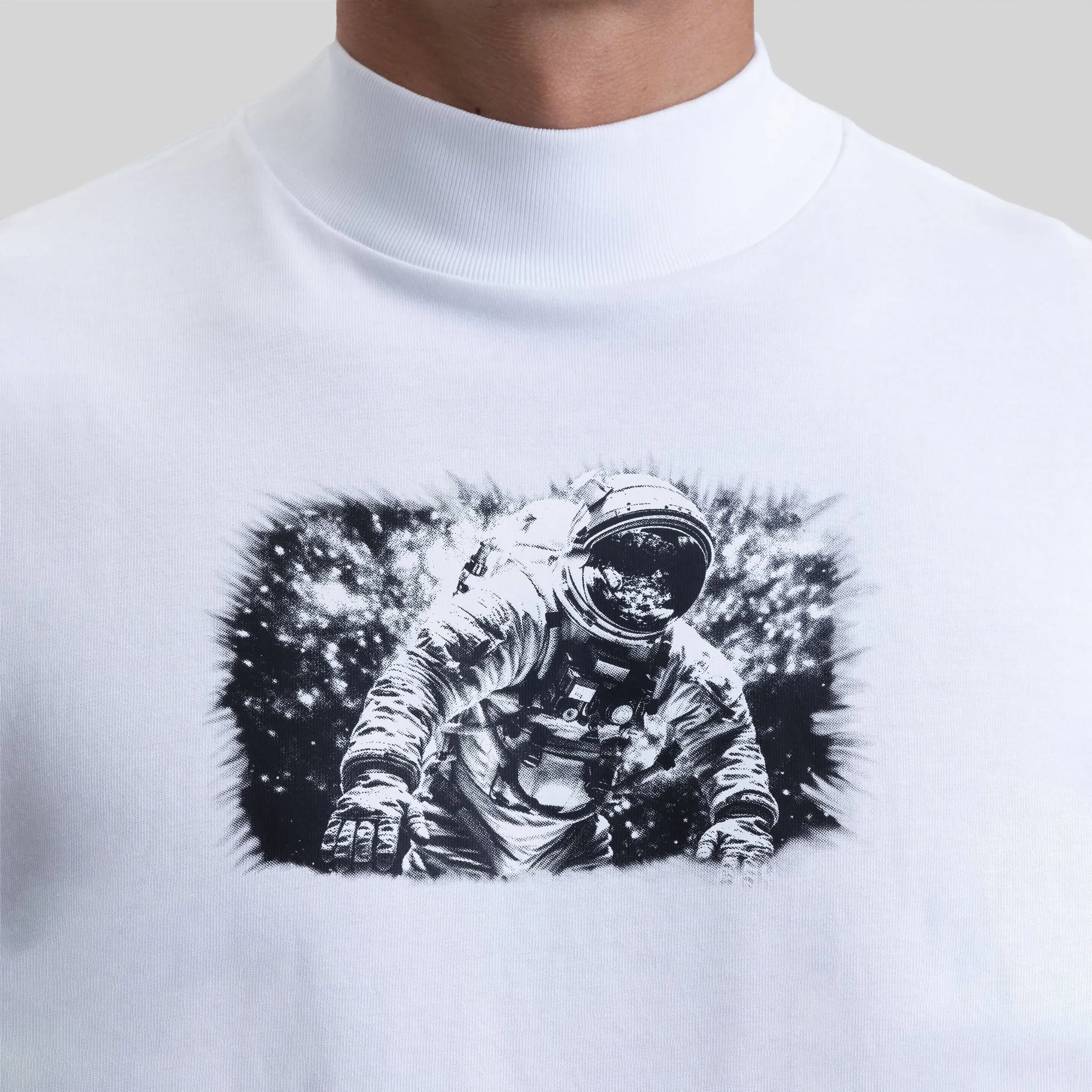 ROUGE T-SHIRT OVERSIZE WHITE - Monastery