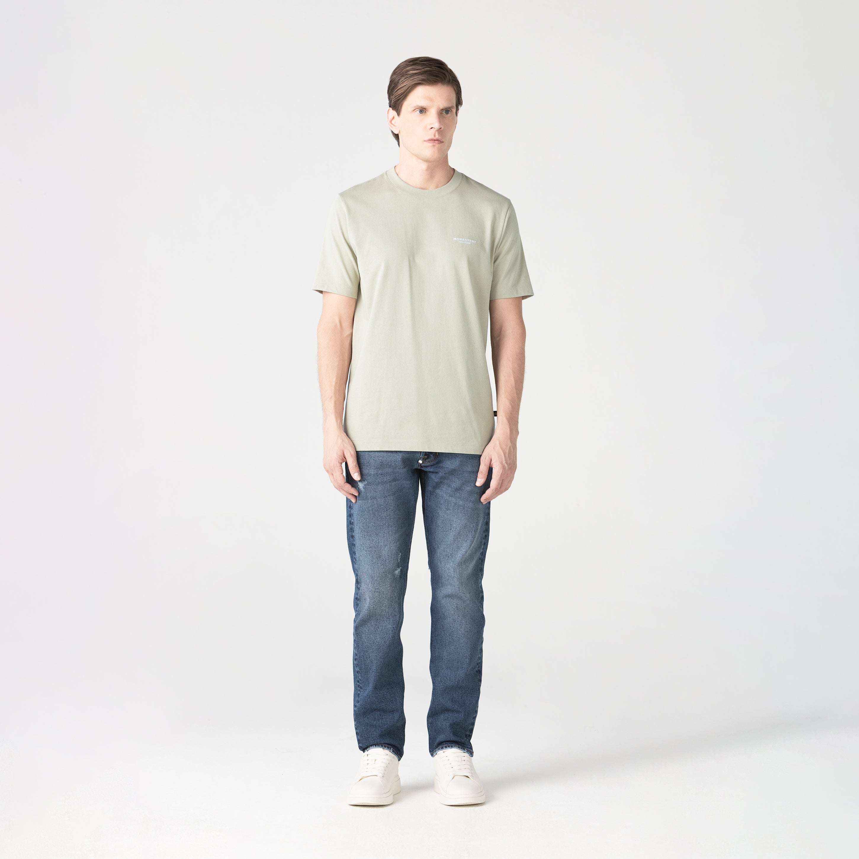 SENATTUS T-SHIRT MEN ABBEY STONE