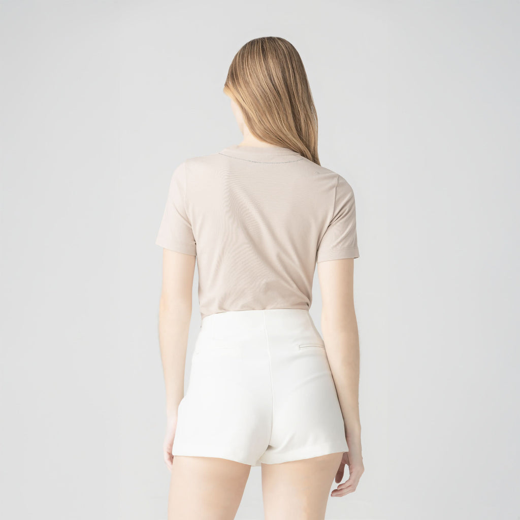 SILJA T-SHIRT WOMEN SIMPLY TAUPE