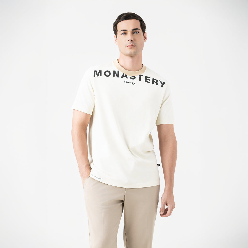 SLEPNIR T-SHIRT MEN WHITE ASPARAGUS