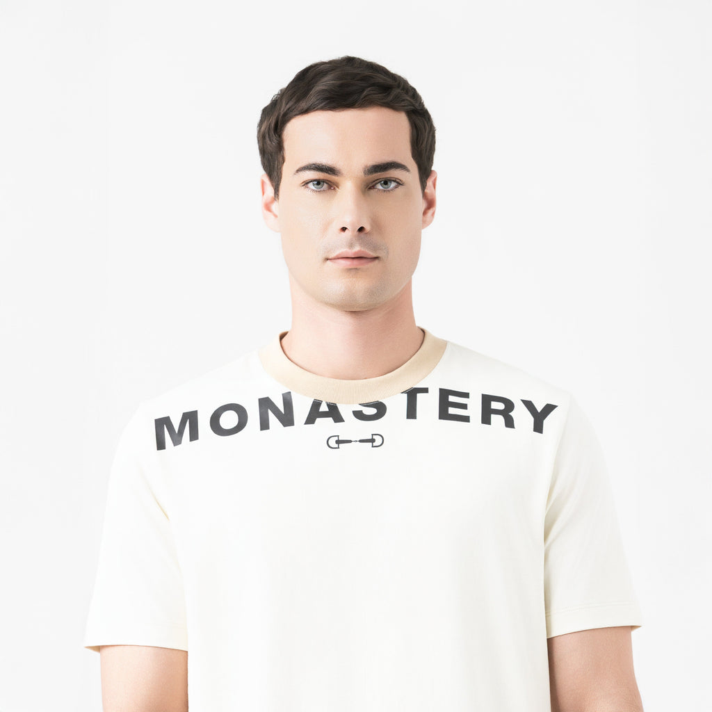SLEPNIR T-SHIRT MEN WHITE ASPARAGUS