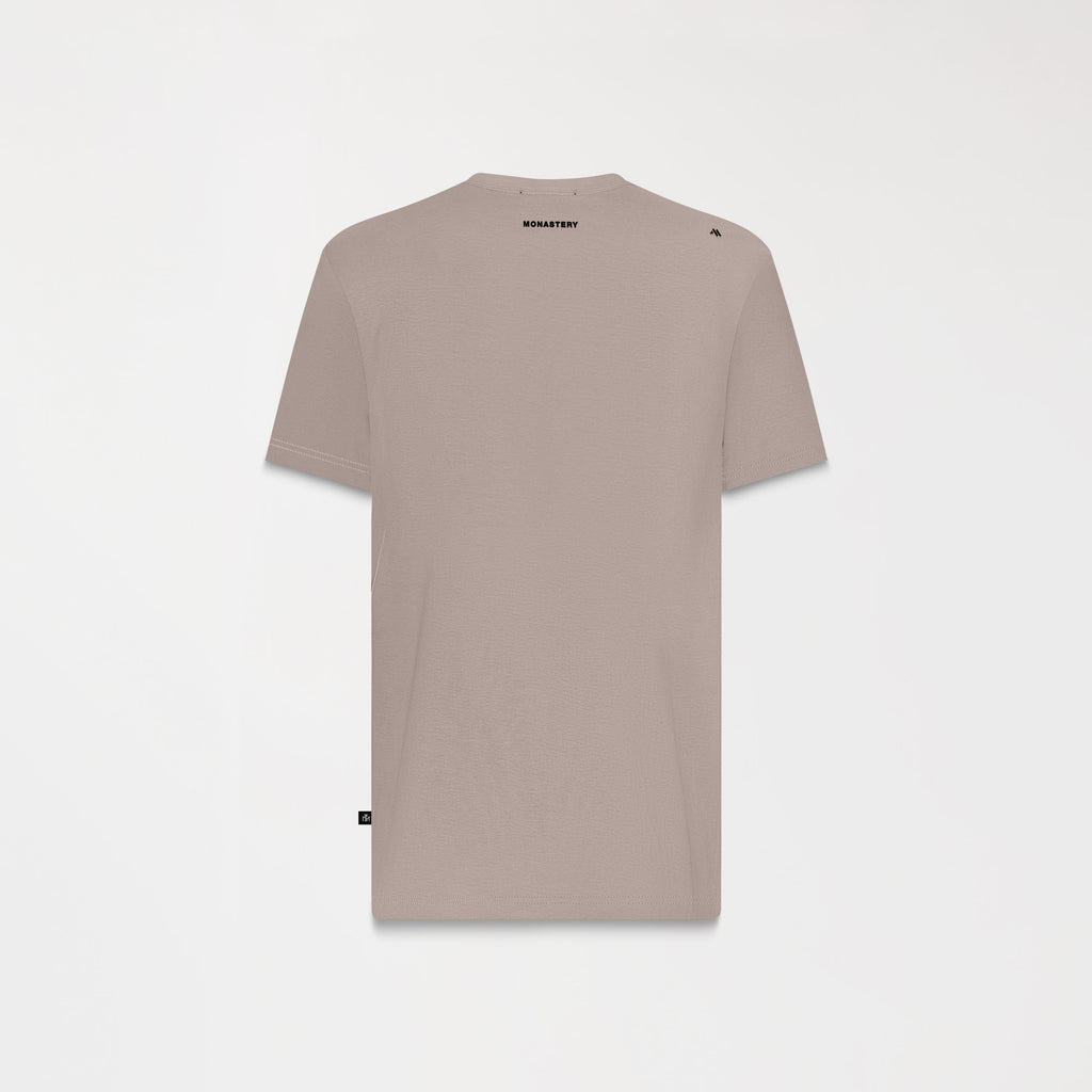 SMOKE T-SHIRT MEN TAUPE GRAY