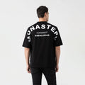 SPARTAN T-SHIRT OVERSIZED MEN BLACK