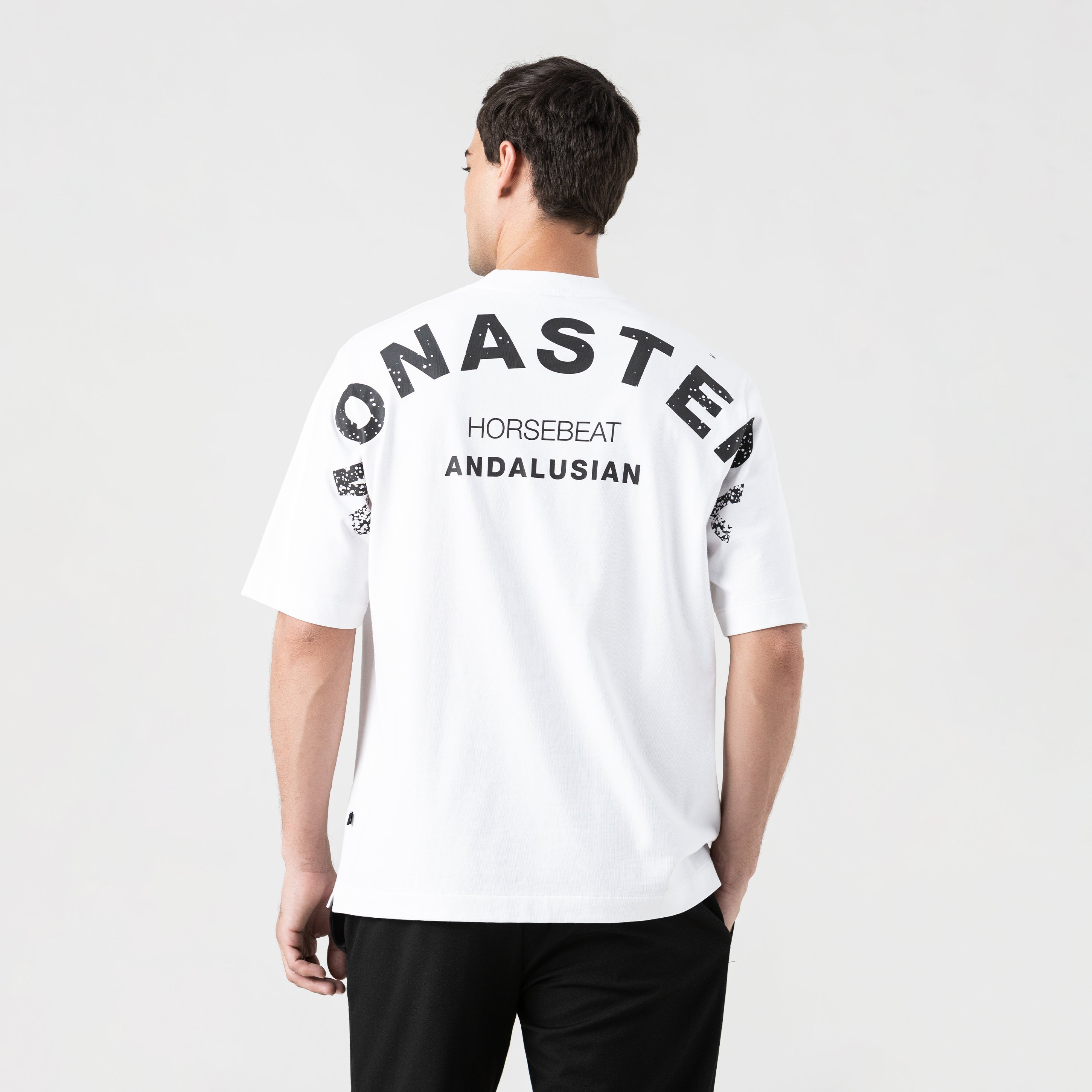 SPARTAN T-SHIRT OVERSIZED MEN WHITE