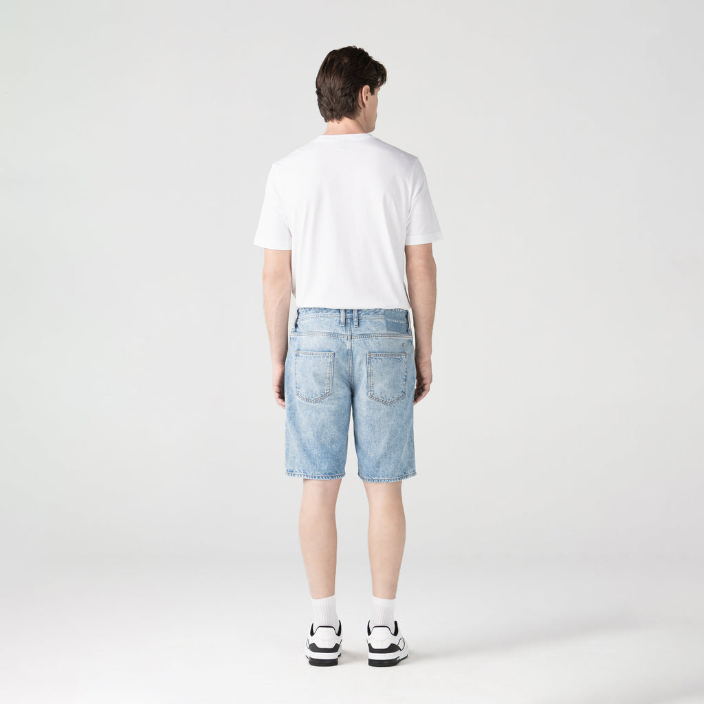 SPIRIUS DENIM SHORT MEN BLUE DENIM