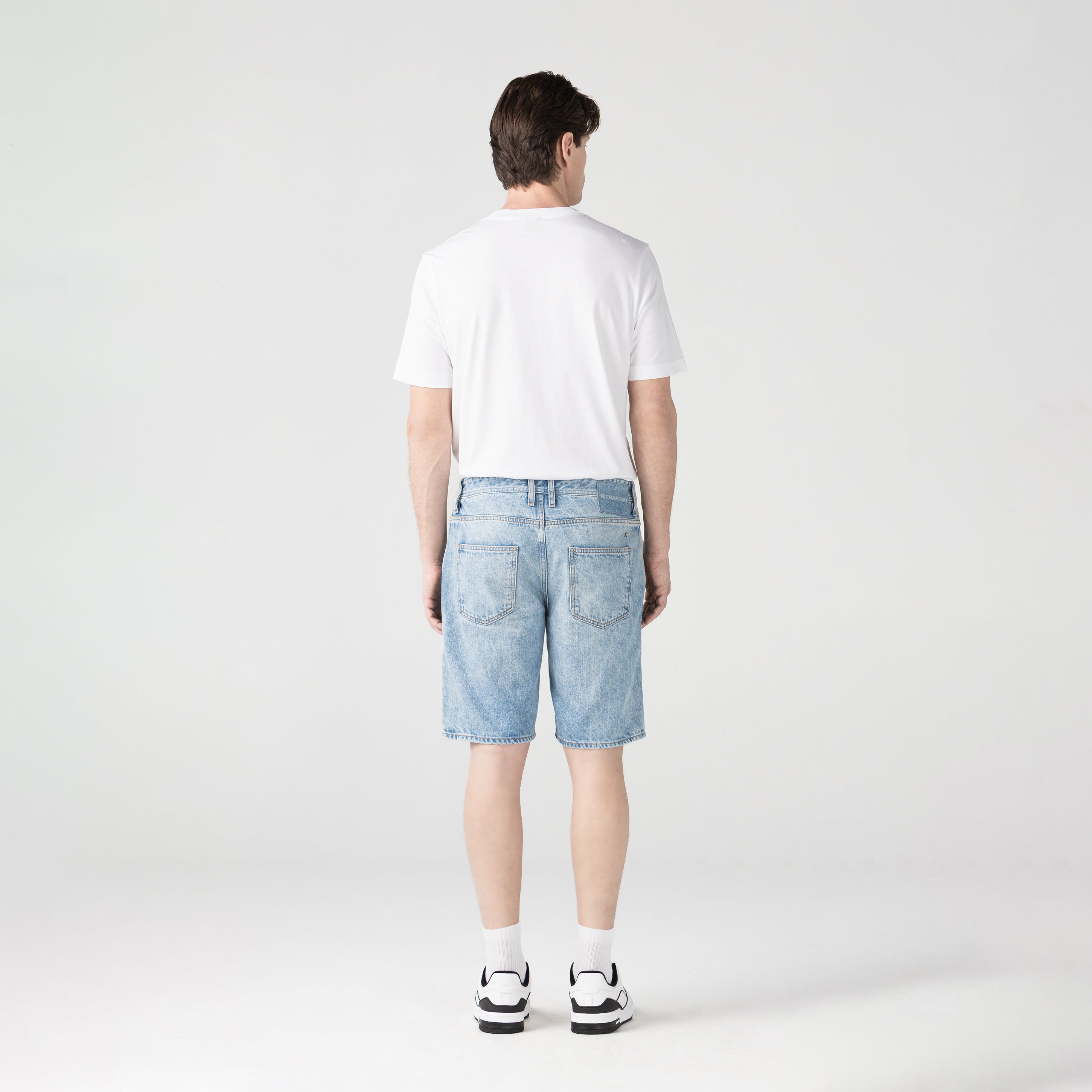 SPIRIUS DENIM SHORT MEN BLUE DENIM