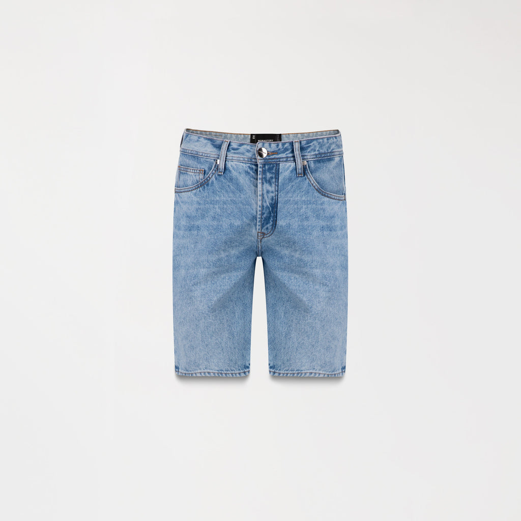 SPIRIUS DENIM SHORT MEN BLUE DENIM